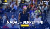 Skrót meczu Nadal  - Berrettini w półfinale US Open