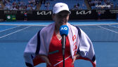 Halep po pokonaniu Fręch w 1. rundzie Australian Open