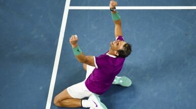 Rafael Nadal zwycięzcą Australian Open 2022. 