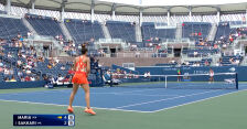 Skrót meczu Sakkari – Maria w 1. rundzie US Open