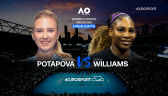 Skrót meczu Potapowa - Williams w 3. rundzie Australian Open