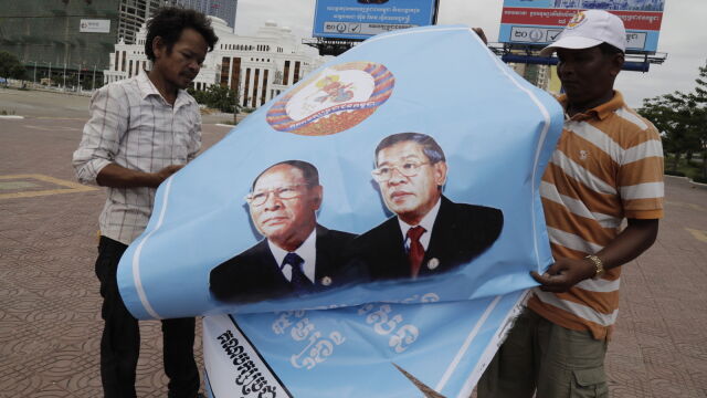   The ruling party claims to have won everything. "limit =" "democracy =" "w =" "cambod =" 