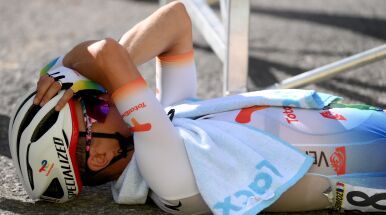 Kolarz zasłabł ze zmęczenia po etapie Tour de France