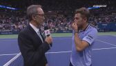 Rozmowa ze Stanem Wawrinką po awansie do ćwierćfinału US Open