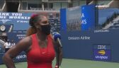 Serena Williams po awansie do półfinału US Open