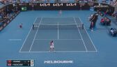 Skrót meczu Raducanu - Kovinić w 2. rundzie Australian Open