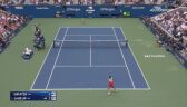 Matthew Perry na trybunach podczas finału kobiet US Open	