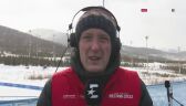 Pekin 2022 - biegi narciarskie. Kacper Merk o problemach z rozgrywaniem zawodów z powodu pogody