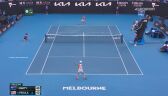 Skrót meczu Barty - Pegula w ćwierćfinale Australian Open
