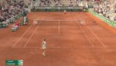 Skrót meczu Simona Halep - Nastasja Schunk w 1. rundzie Roland Garros