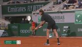 Popisowe zagranie Djokovicia w półfinale French Open 