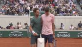 Skrót meczu Hubert Hurkacz - Casper Ruud w 4. rundzie Roland Garros
