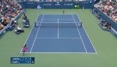 Magda Linette w furii roztrzaskała rakietę w 1. rundzie US Open