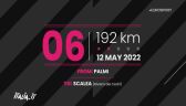 Trasa 6. etapu Giro d&#039;Italia 2022: Palmi - Scalea