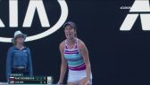 Skrót meczu Pawluczenkowa - Collins w ćwierćfinale Australian Open