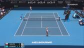 Australian Open. Rybakina wygrała 1. seta w meczu 4. rundy ze Świątek