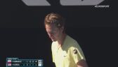Australian Open. Drugie przełamanie Hurkacza w 4. secie z Kordą