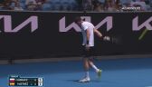 Hurkacz wygrał 1. seta meczu z Martinezem w 1. rundzie Australian Open