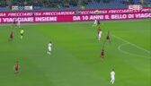 Gol Krzysztofa Piątka w meczu Roma - Milan 