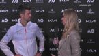 Rozmowa Djokovicia z Schett po finale Australian Open