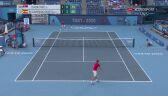 Tokio. Tenis: Djokovic połamał rakietę w 3. secie meczu z Carreno Bustą