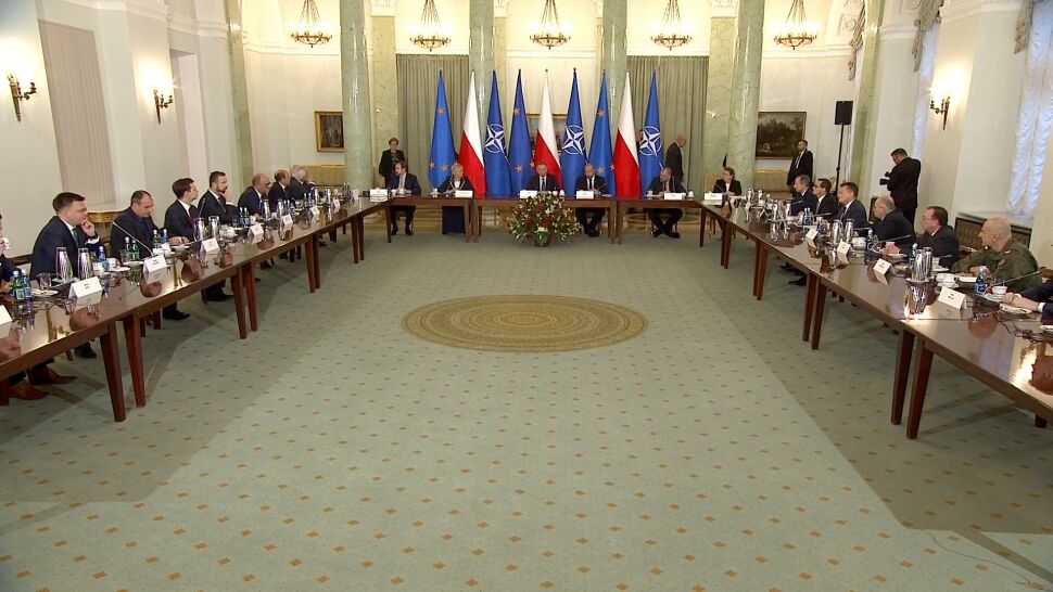 Posiedzenie Rady Bezpieczeństwa Narodowego po wybuchu w Przewodowie. "Jest jedność"