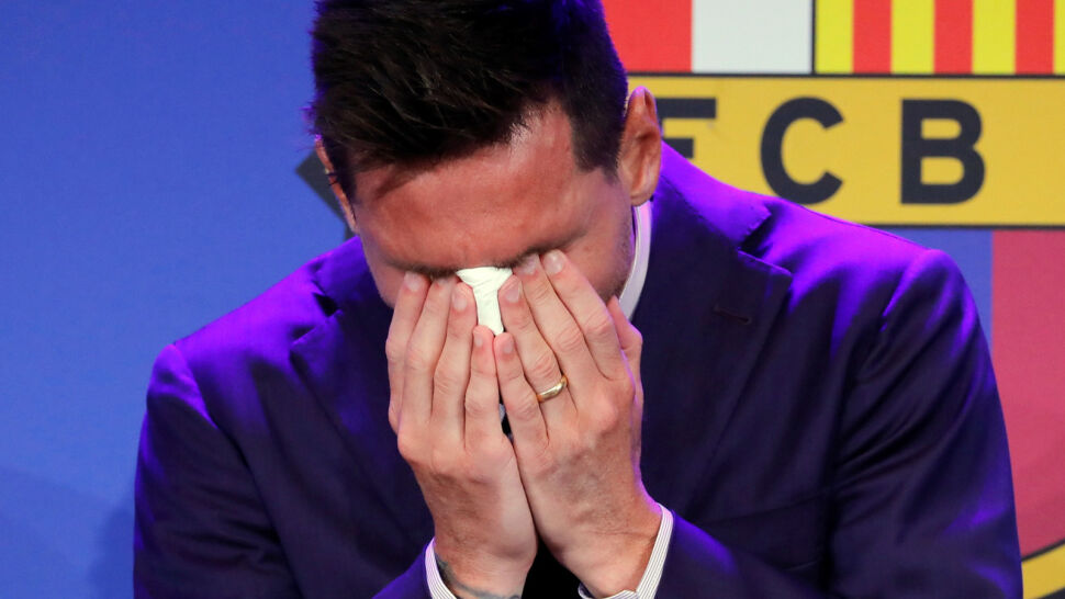 Leo Messi pożegnał się z Barceloną. Nie umiał powstrzymać łez