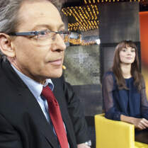 Jacek Borkowski i Paulina Krupińska w Studiu TTV/ fot. JA JESTEM JA